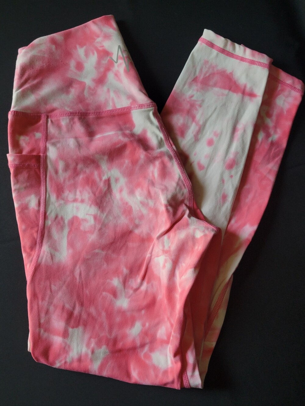 Vital Apparel Plush Marble Leggings Size M